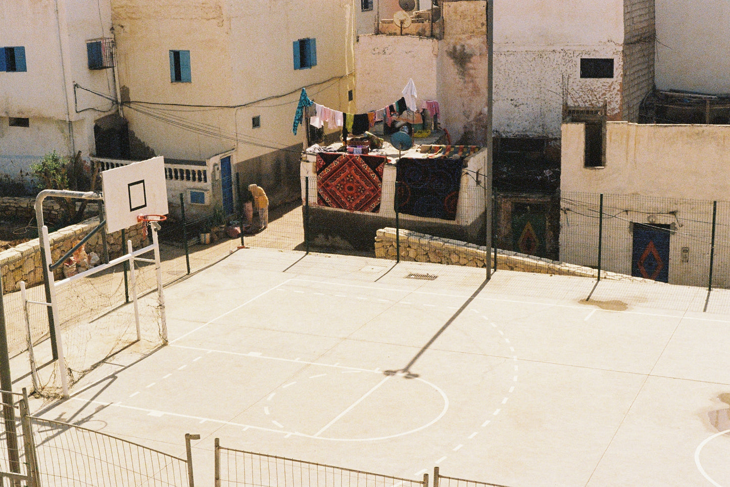 Midday Silence on the Court